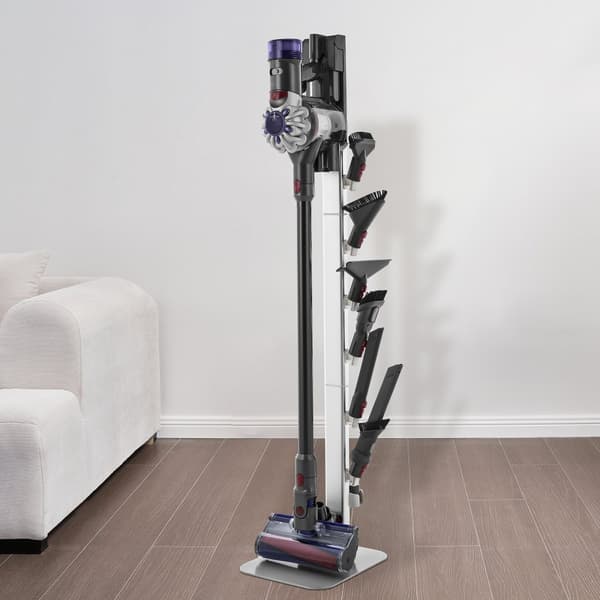 Dammsugarstativ för Dyson Multi-Models, Stabil Förvaringskonsol Hållare, Grå Färg
