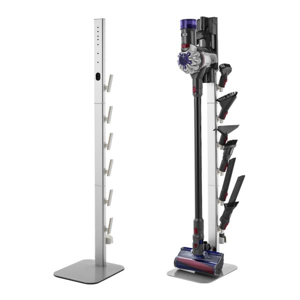 Dammsugarstativ för Dyson Multi-Models, Stabil Förvaringskonsol Hållare, Grå Färg