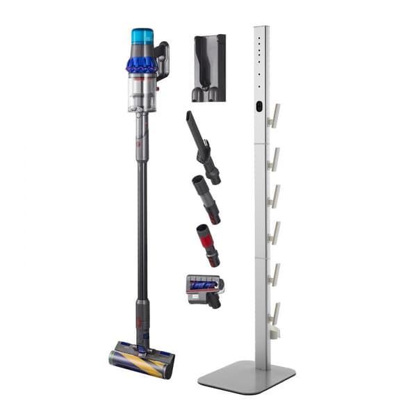 Dammsugarstativ för Dyson Multi-Models, Stabil Förvaringskonsol Hållare, Grå Färg