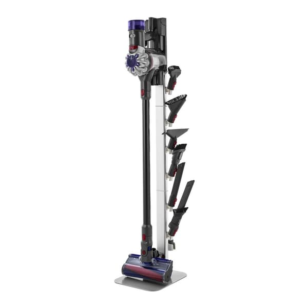Dammsugarstativ för Dyson Multi-Models, Stabil Förvaringskonsol Hållare, Grå Färg