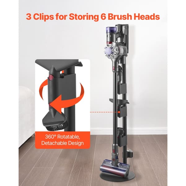 Dyson Støvsugerstativ, Multimodeller Opbevaringsbeslag, Inkluderer 4 Puder