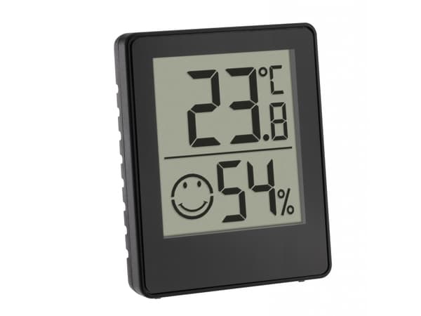 TFA Dostmann Digitales Thermo-Hygrometer Thermo-/Hygrometer Schwarz (30.5039.01.03)