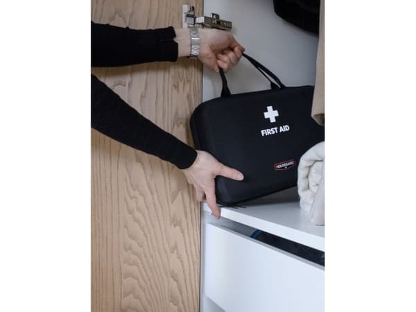 Housegard Premium, Första hjälpen-kit för hemmet, Svart, Dragkedja