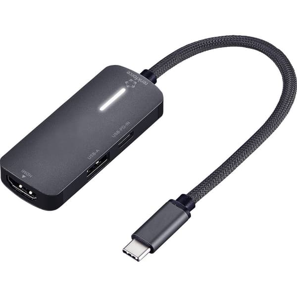 Renkforce USB-C®-dockningsstation RF-USBHA-400 Passar till följande märken: univerzálny