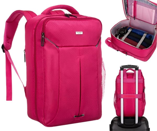 Lyserød Ptn Bocian-6439 Rejserygsæk