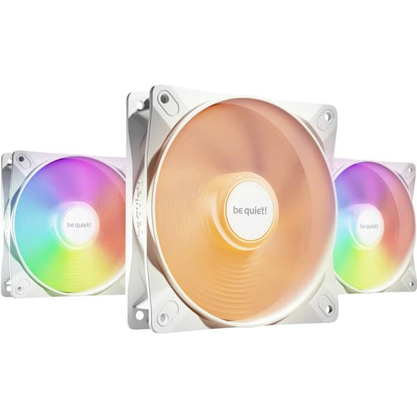 BeQuiet LIGHT WINGS LX 120mm PWM high-speed White Triple-Pack Chassi ...