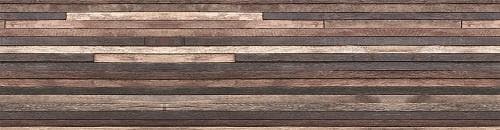 väggklistermärke Backsplash Wood Strips 45x180cm PVC brun