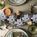 Miniatyrbilde 3 av 5: INF Kunstige juleblomster sølv 5-pack julepynt