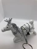 Miniatyrbillede 1 af 3: ophæng med hest i hvid