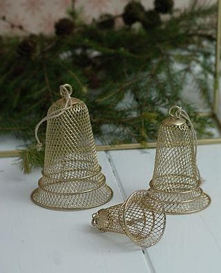 Christmas bells in brass 3-Pack