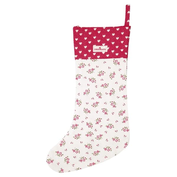 Avery Christmas Stocking from Greengate in White
