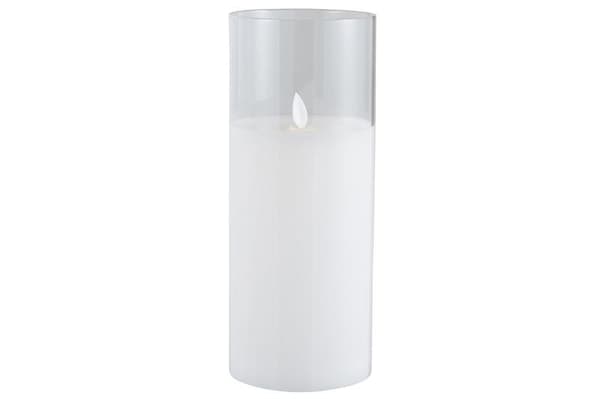 LED lys i glas Højde 30 cm