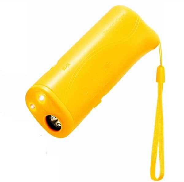 Pet Dog Repeller Anti Barking Stop Bark Training Device Trainer LED Ultrasonic 3 i 1 Anti Barking Ultrasonic Uden batteri