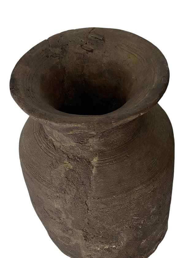 SKØN ORIGINAL LERKRUKKE