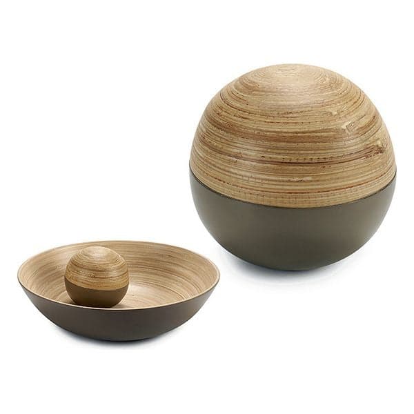 Dekorationsboll Beige 10 (10 x 10 x 10 cm) Bambu