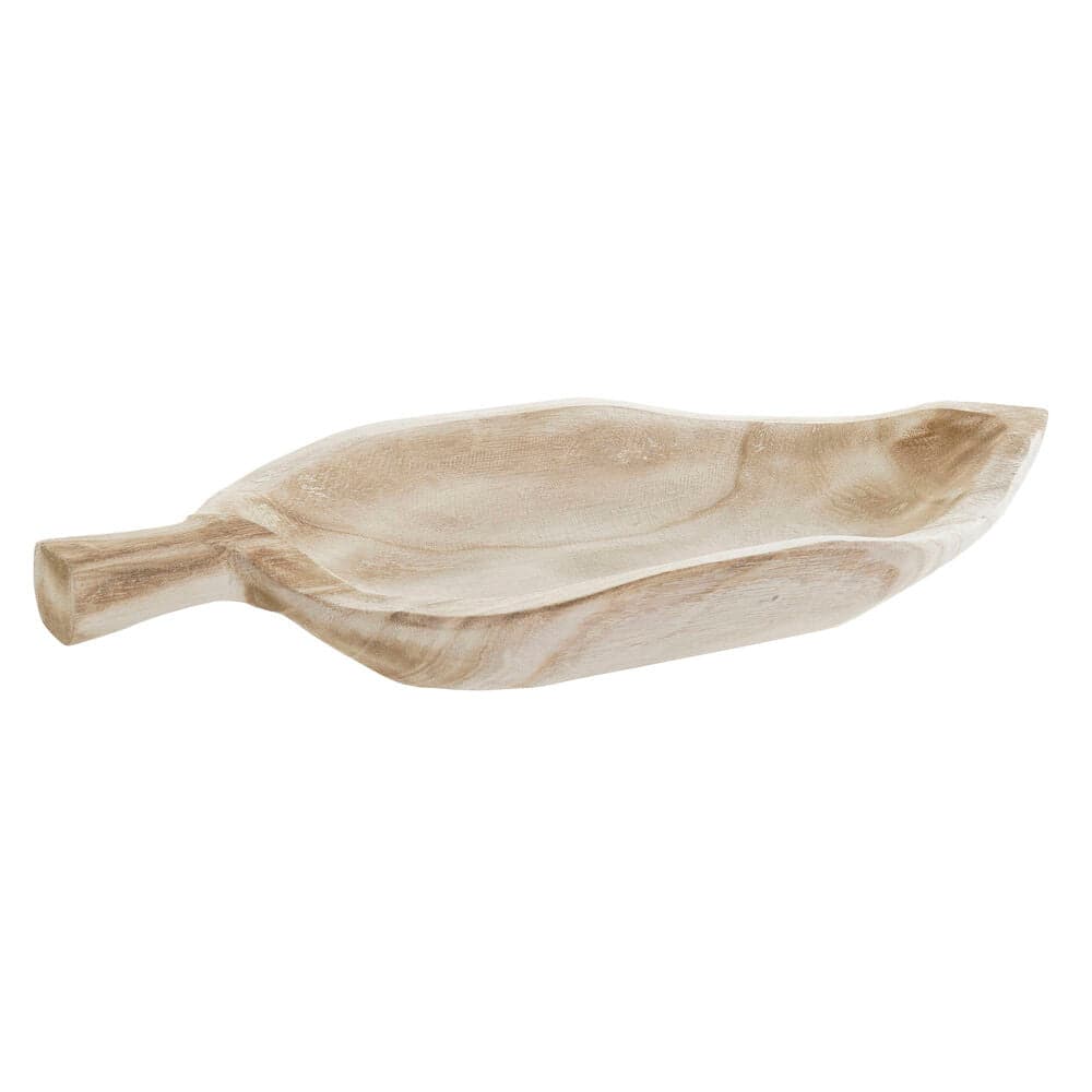 Bordsdekoration DKD Home Decor �S3017373 Blad Brun Paulowniaträ Löv av en växt (47 x 23 x 7 cm) (47 cm)
