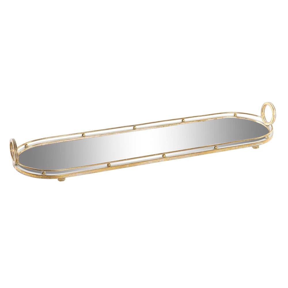 Bordsdekoration DKD Home Decor Speglar Gyllene Metall Modern (59 x 16 x 7 cm)