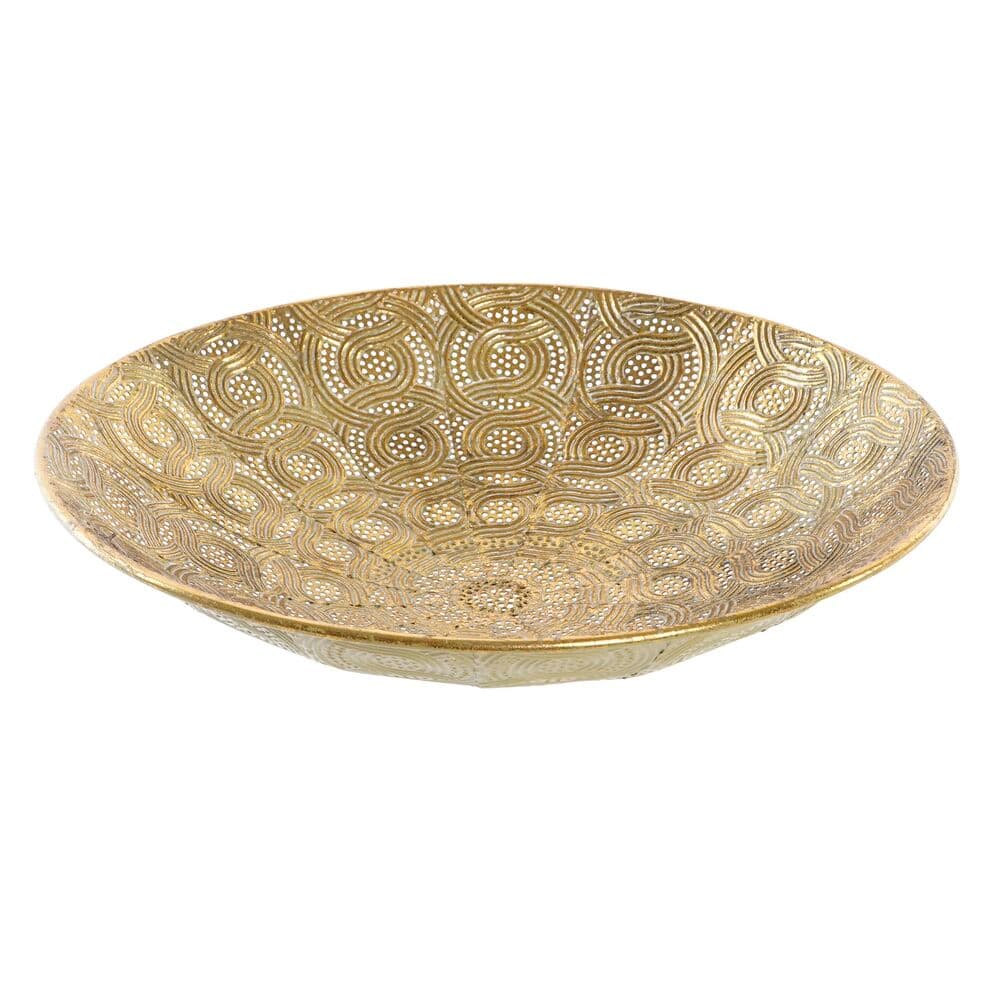Bordsdekoration DKD Home Decor Gyllene Metall Arab (35 x 35 x 8 cm)