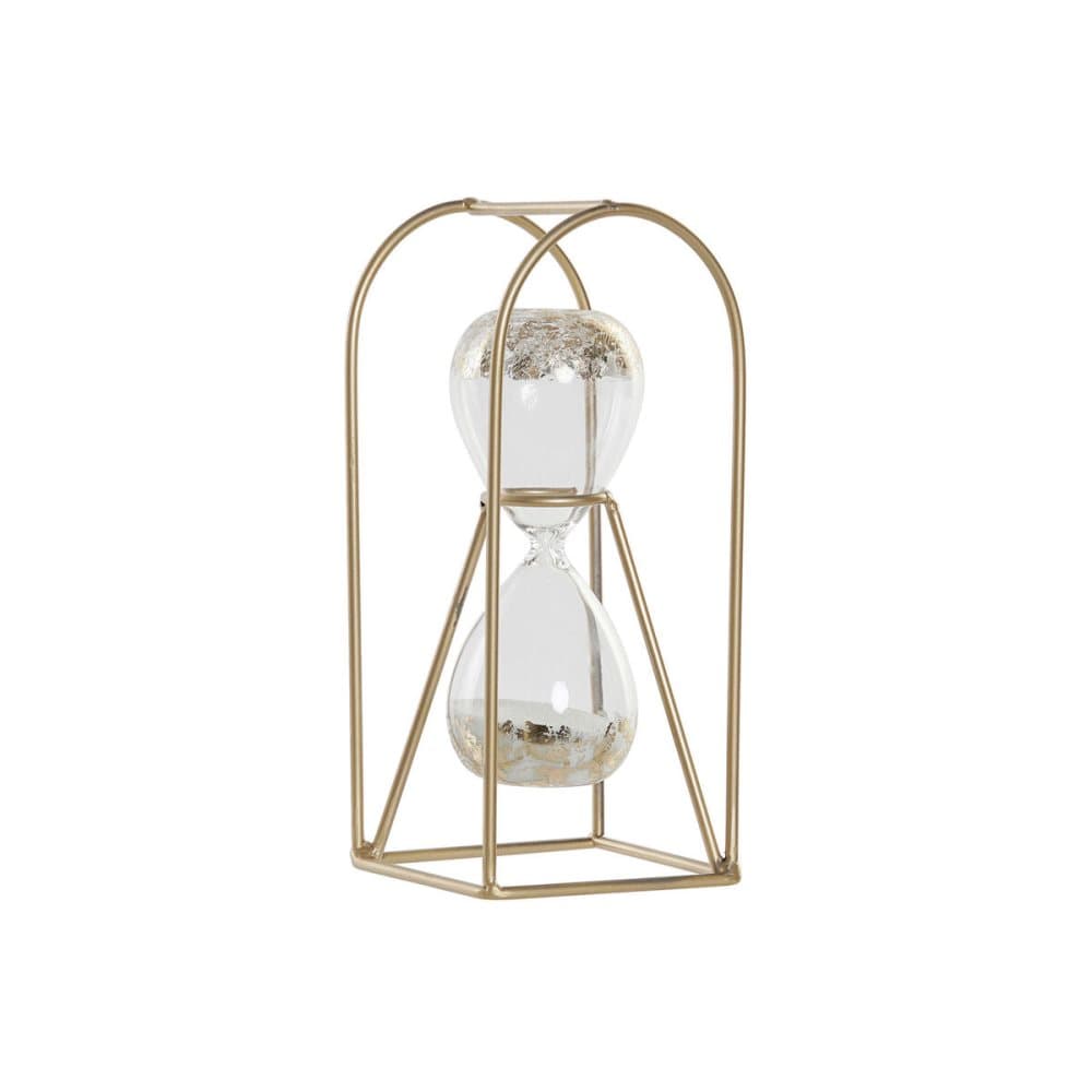 Timglas DKD Home Decor Gyllene Glas Järn (10 x 10 x 23 cm)