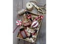 Miniatyrbilde 3 av 3: Hot air balloon with snowman for hanging - 2 Pack