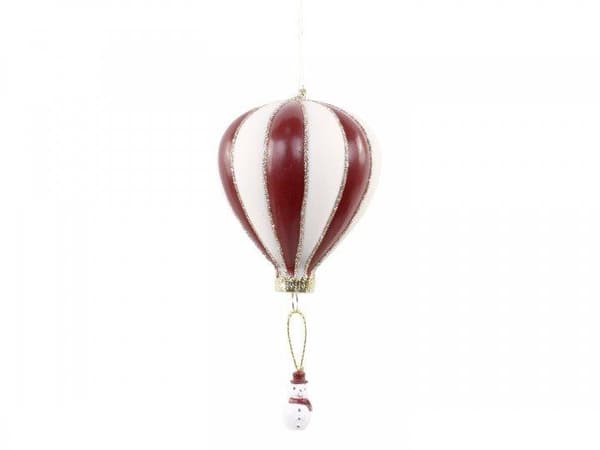 Luftballon m. snemand til ophæng - 2 Pack