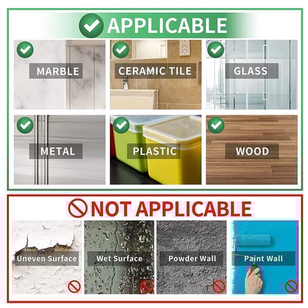2Pack 3M Dubbelhäftande Transparent NanoTejp