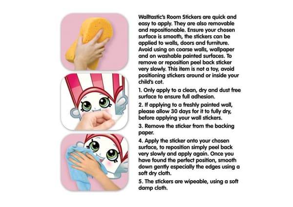 Shopkins Wallstickers