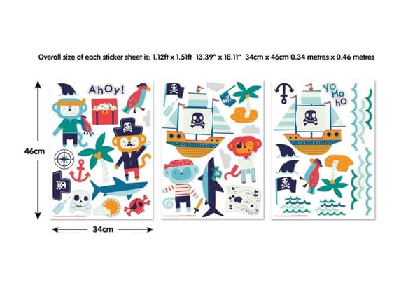 Pirat / Sjörövare Wallstickers