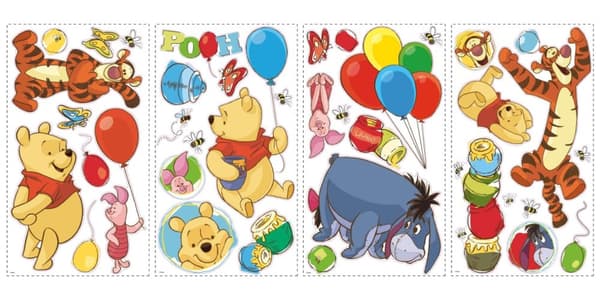 Nalle Puh Wallstickers