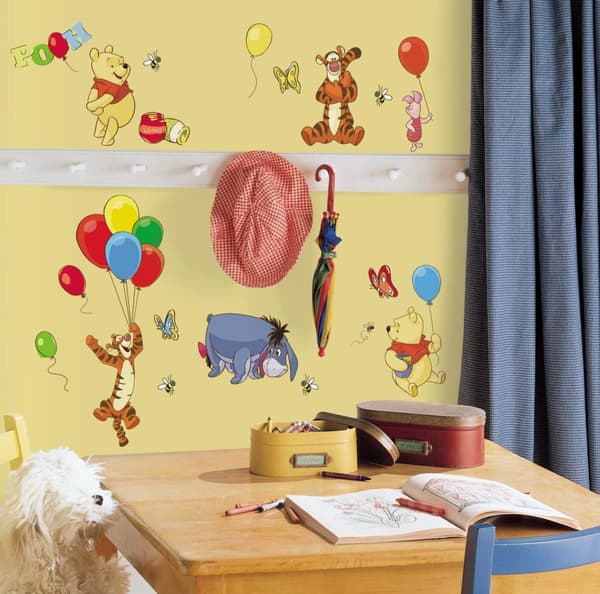 Nalle Puh Wallstickers