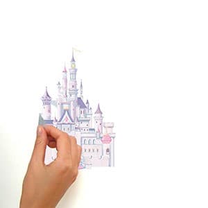 Disney Prinsess Slott Gigant Wallsticker