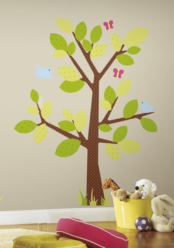 Barn Trä Gigant Wallsticker
