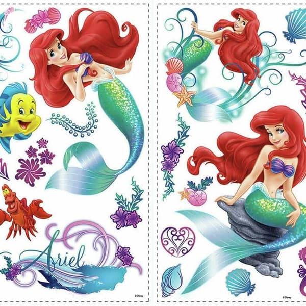 Disney Ariel Den lilla sjöjungfrun Wallstickers