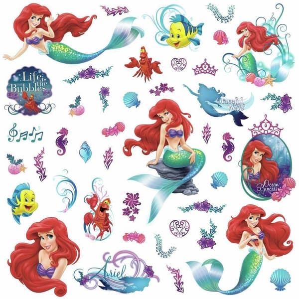 Disney Ariel Den lilla sjöjungfrun Wallstickers