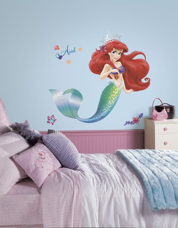 Disney Ariel Den lilla sjöjungfrun Gigant Wallstickers