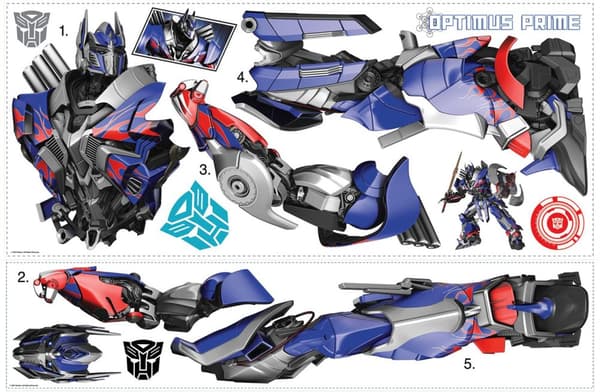 Transformers OPTIMUS PRIME Gigant Wallstickers