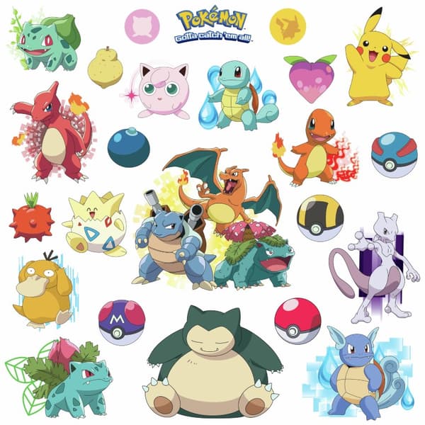 Pokemon Iconic Wallstickers