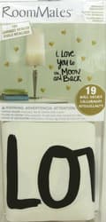Miniatyrbild 5 av 5: Love you to the moon Wallstickers