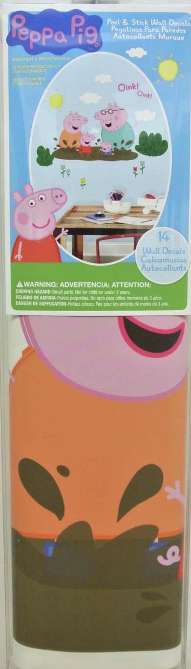 Peppa Gris Famillie Gigant Wallstickers