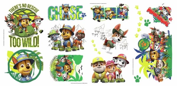 Paw Patrol Jungle Wallstickers