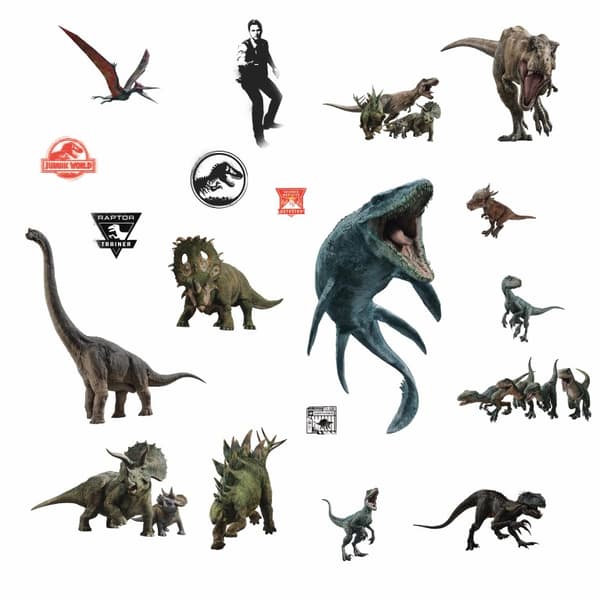 Jurassic World 2 Dinosaurs Wallstickers
