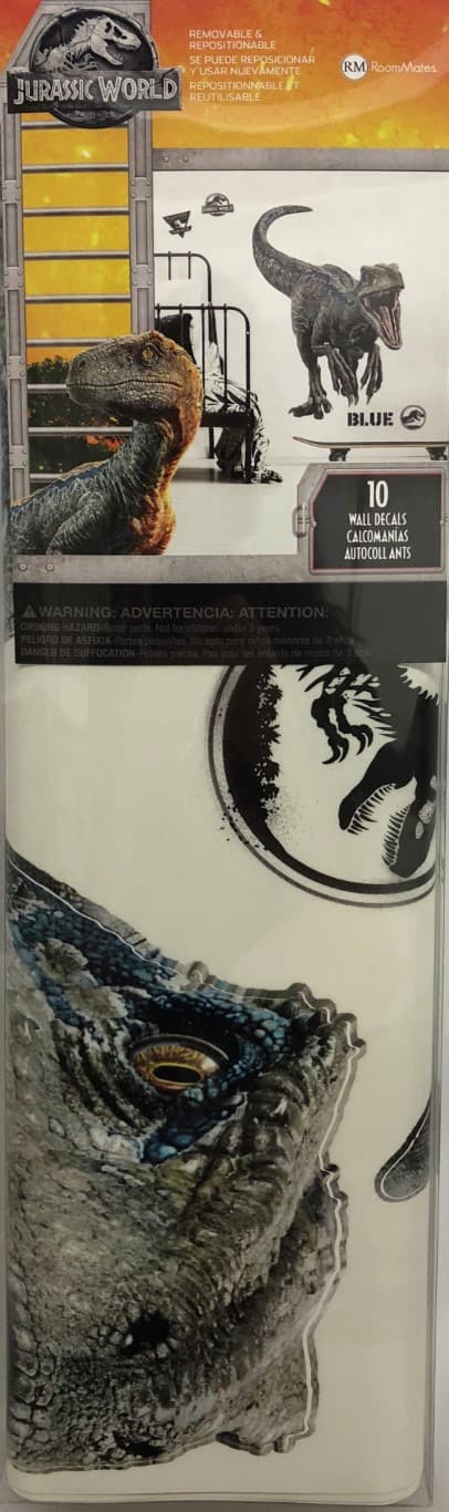Jurassic World 2 BLUE VELOCIRAPTOR Gigant Wallsticker