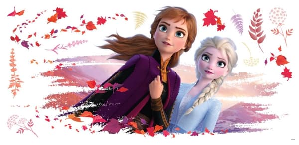 Disney Frost 2 Elsa och Anna Wallstickers