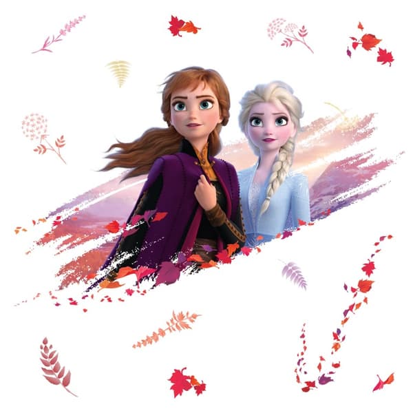 Disney Frost 2 Elsa och Anna Wallstickers