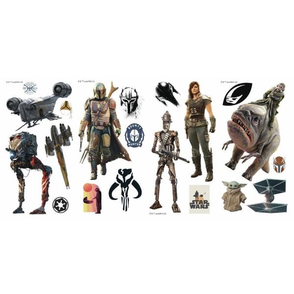 Star Wars Mandalorian Wallstickers