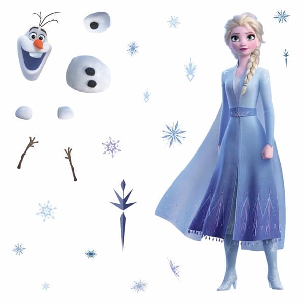 Disney Frost 2 Elsa och Olof Gigant Wallsticker