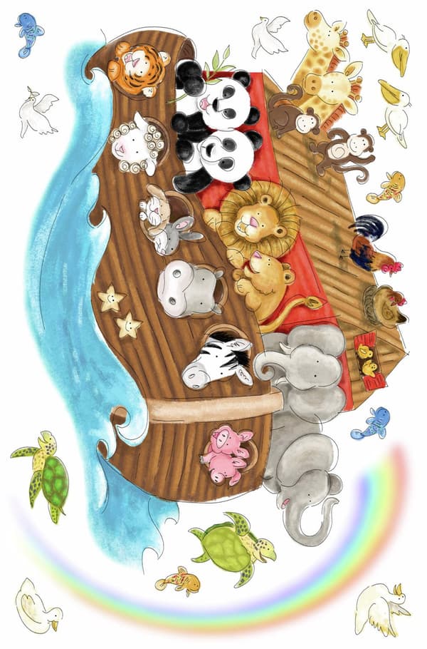 Noaks Ark Gigant wallstickers