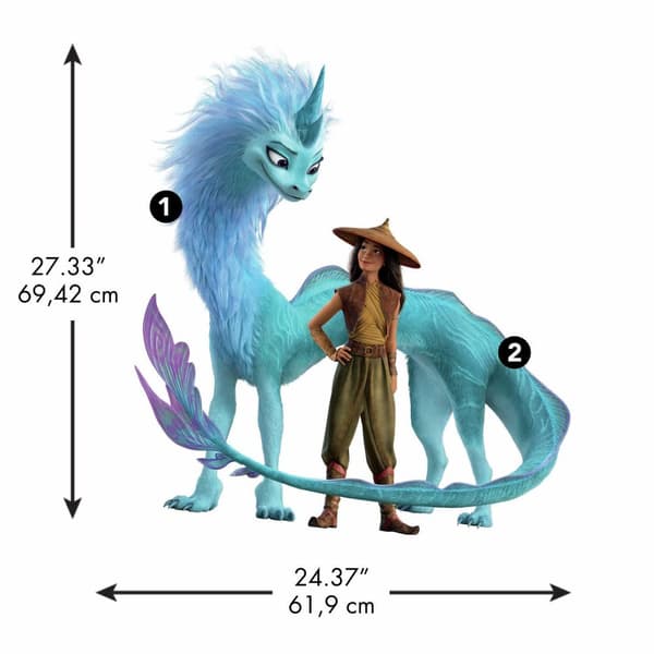 Raya och den sista draken Gigant Wallsticker v2