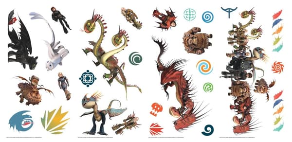 Draktränaren Wallstickers