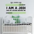 Miniatyrbild 3 av 7: Star Wars ''I AM A JEDI, Like my father before me'' Wallstickers